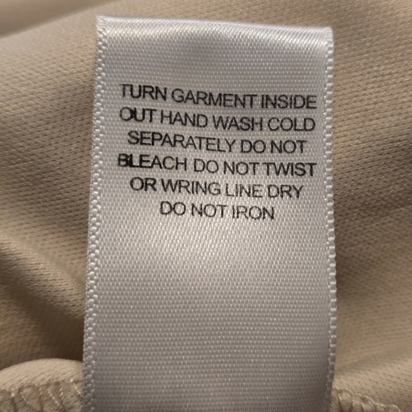 Trixxi Junior size 9 Lt Cream Lace Mini Dress Tie Neck Built in Bra Back Zipper - Picture 13 of 15